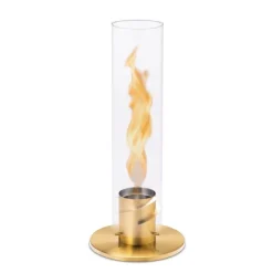 Cheminee / Feu De Table Spin 120 - O 23 X 54 Cm - Or