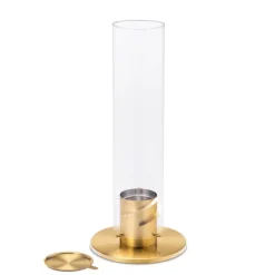 Cheminee / Feu De Table Spin 120 - O 23 X 54 Cm - Or