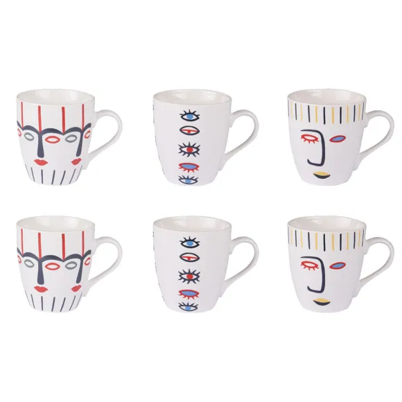 Coffret De 6 Tasses Awa