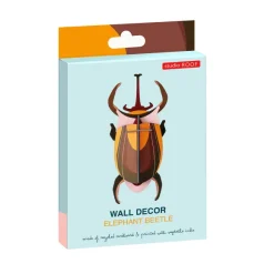 Décoration Murale Coleoptere Elephant En Carton Recycle