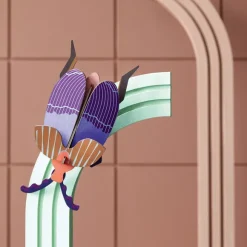 Décoration Murale Coleoptere Reine En Carton Recycle