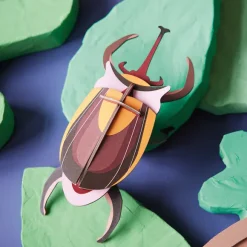 Décoration Murale Coleoptere Elephant En Carton Recycle