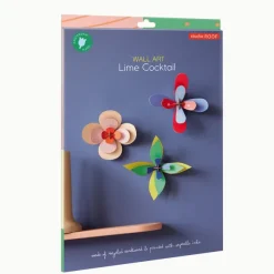 Décoration Murale Fleur Lime Cocktail