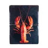 Décoration Murale Homard Rouge / Fond Noir - 29 X 40 Cm