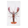 Décoration Murale Homard Sur Fond Blanc - 20 X 35 Cm