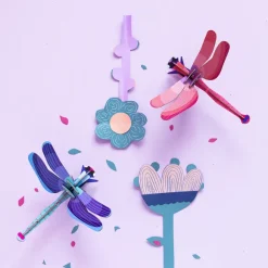 Décoration Murale Libellule Saphire