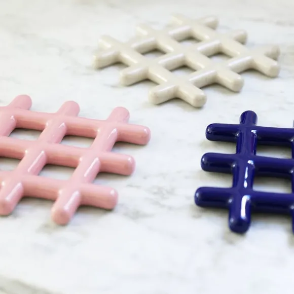 Dessous-De-Plat Grille - Rose