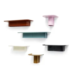 Etagere Murale Korpus - L 90 X P 25 X H 14 Cm - Rouge Brique