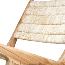 Fauteuil Lounge Teak