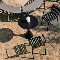 Fauteuil Palissade En Acier Poudre - Anthracite