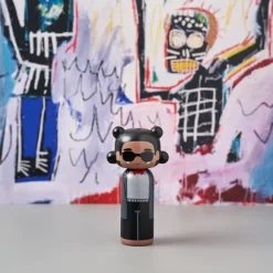 Figurine En Bois Kokeshi Sketch.Inc Jean-Michel - 15 Cm