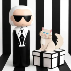 Figurine En Bois Kokeshi Sketch.Inc Karl - 14.5 Cm