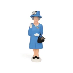 Figurine Reine Solaire - Elisabeth Ii - Edition Derby - Bleu