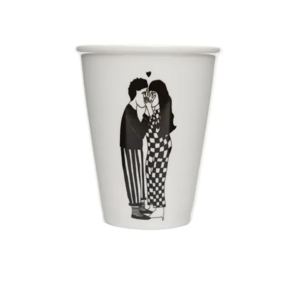 Gobelet Embrasseurs Secrets En Porcelaine