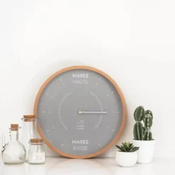 Horloge Des Marees Moon En Bois
