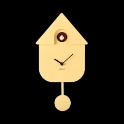 Horloge Modern Cuckoo - Jaune