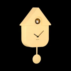 Horloge Modern Cuckoo - Jaune