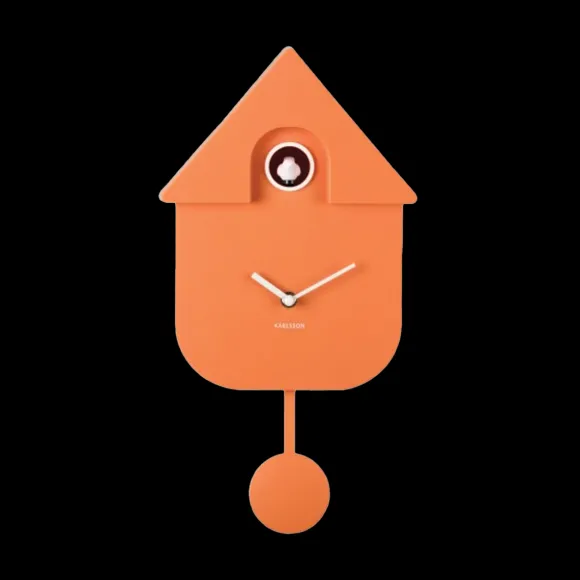 Horloge Modern Cuckoo - Orange