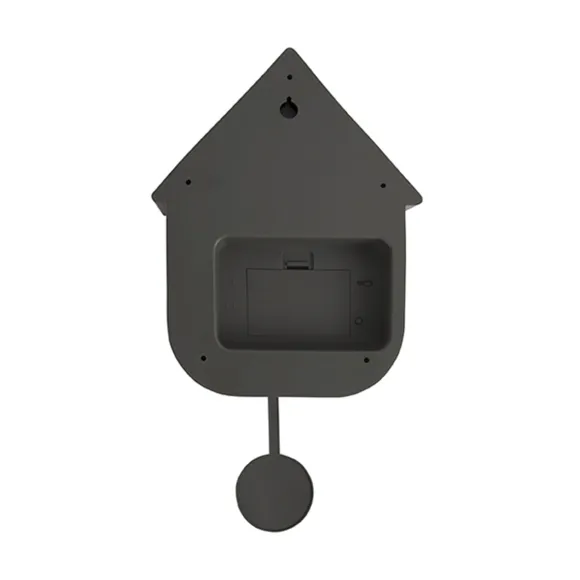 Horloge Modern Cuckoo En Metal L 21.5 X H 41 Cm - Vert Kaki