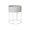 Jardiniere Ronde Plant Box - Gris Clair