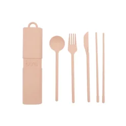 Kit De Couverts Reutilisables Et Nomades En Matiere Biosourcee