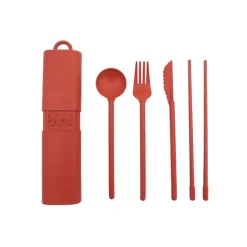 Kit De Couverts Reutilisables Et Nomades En Matiere Biosourcee