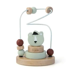 Labyrinthe A Perles Mr Polar Bear En Bois