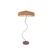 Lampadaire Kaa A Franges En Raphia - Brun