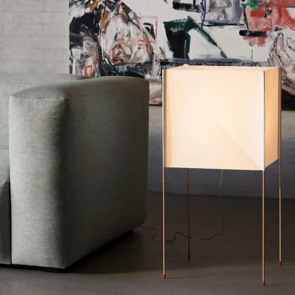Lampadaire Paper Cube - 36 X 36 X H 74 Cm