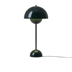 Lampe A Poser Flowerpot Vp3 By Verner Panton - Vert