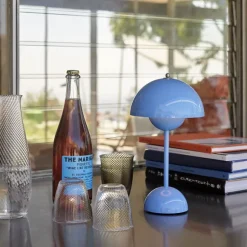 Lampe A Poser Flowerpot Vp9 Sans Fil - Bleu Swim