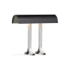 Lampe De Table Anagram - O 14 X H 32,5 Cm - Fer Noir