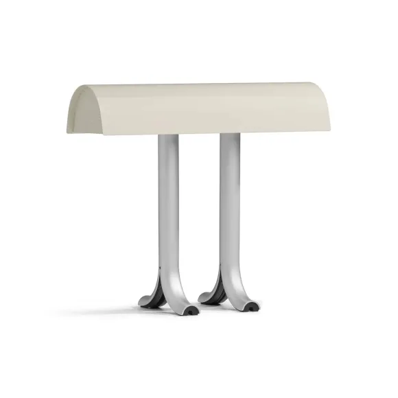 Lampe De Table Anagram - O 14 X H 32,5 Cm - Beige Riz