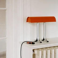 Lampe De Table Anagram - O 14 X H 32,5 Cm - Orange