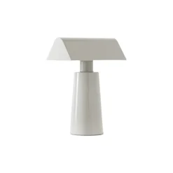 Lampe De Table Caret Mf1 H 22Cm - Gris Soie