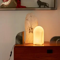 Lampe De Table Parade - O 15,5 X H 24 Cm - Blanc