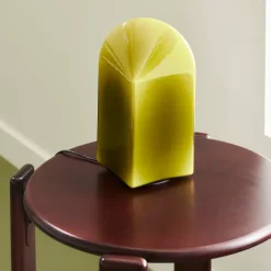 Lampe De Table Parade - O 15,5 X H 24 Cm - Vert Mousse