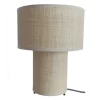 Lampe Saturne Raphia Naturel