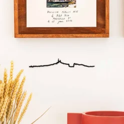 Mini Frise Decorative Marseille - Noir - 19 Cm