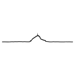 Mini Frise Decorative Mont-Saint-Michel - Noir - 19 Cm