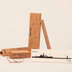 Mini Frise Decorative New York - Noir - 19 Cm