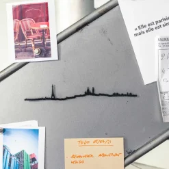 Mini Frise Decorative Paris - Noir - 19 Cm