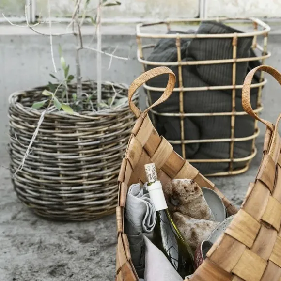 Panier Conique Marron