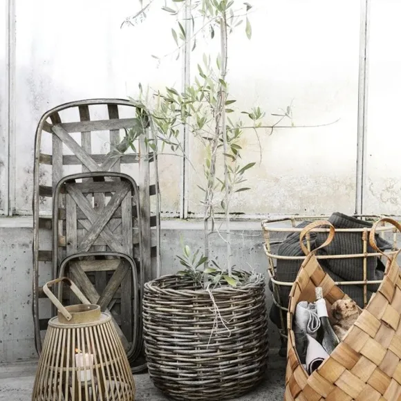 Panier Conique Marron