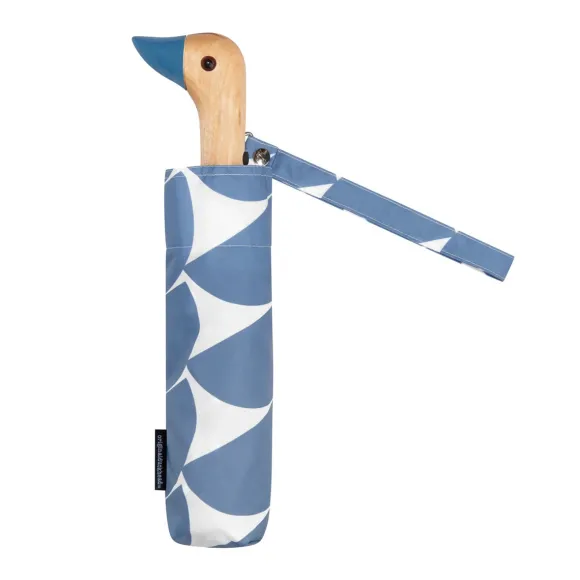 Parapluie A Manche Tete De Canard - Denim Moon