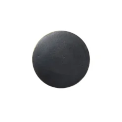 Patere Flat Circle Noir Pm