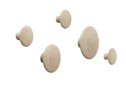 Patere The Dots - Chene Naturel