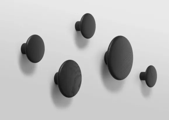 Patere The Dots - Noir