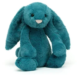Peluche Lapin Bashful - H 31 Cm - Bleu Mineral