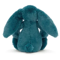 Peluche Lapin Bashful - H 18 Cm - Mineral Bleu
